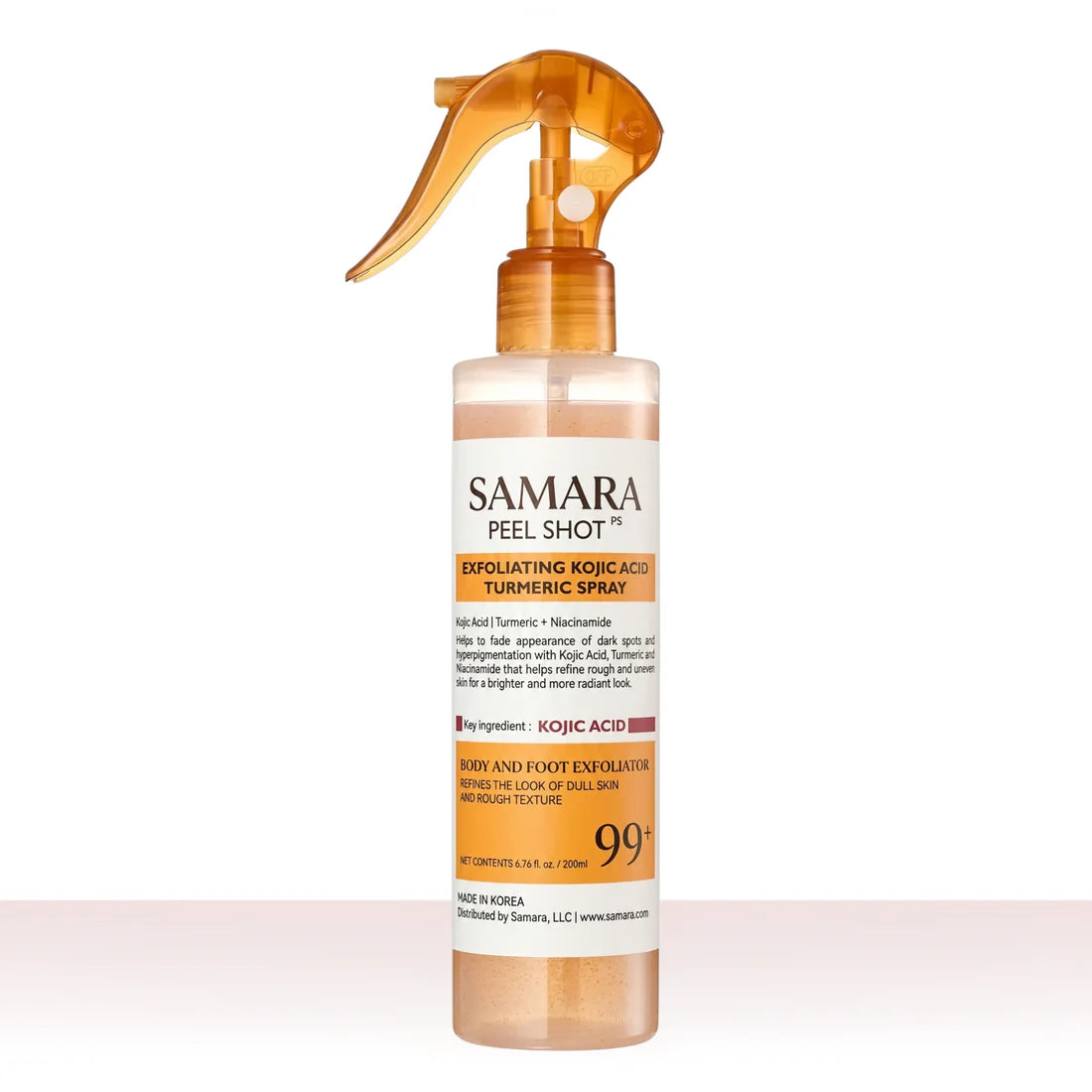2x1 Spray Exfoliante corporal - Kójico + Curcuma